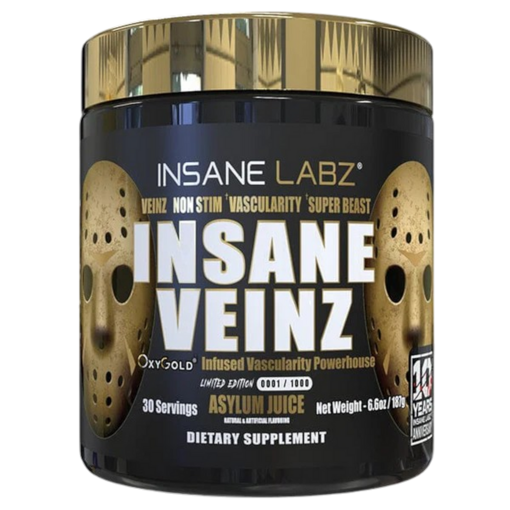 Insane Labz Insane Veinz Gold 30 Porciones Asylum Juice