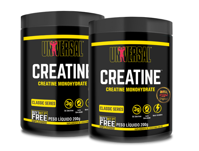 Universal Creatina Powder 200 Grs Paq de 2 Pzas