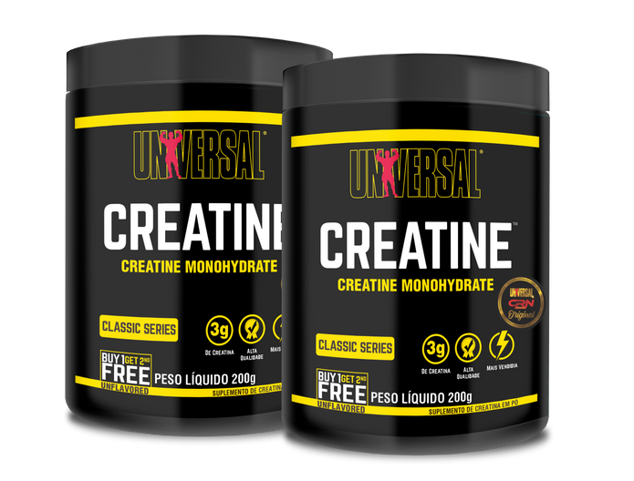Universal Creatina Powder 200 Grs Paq de 2 Pzas