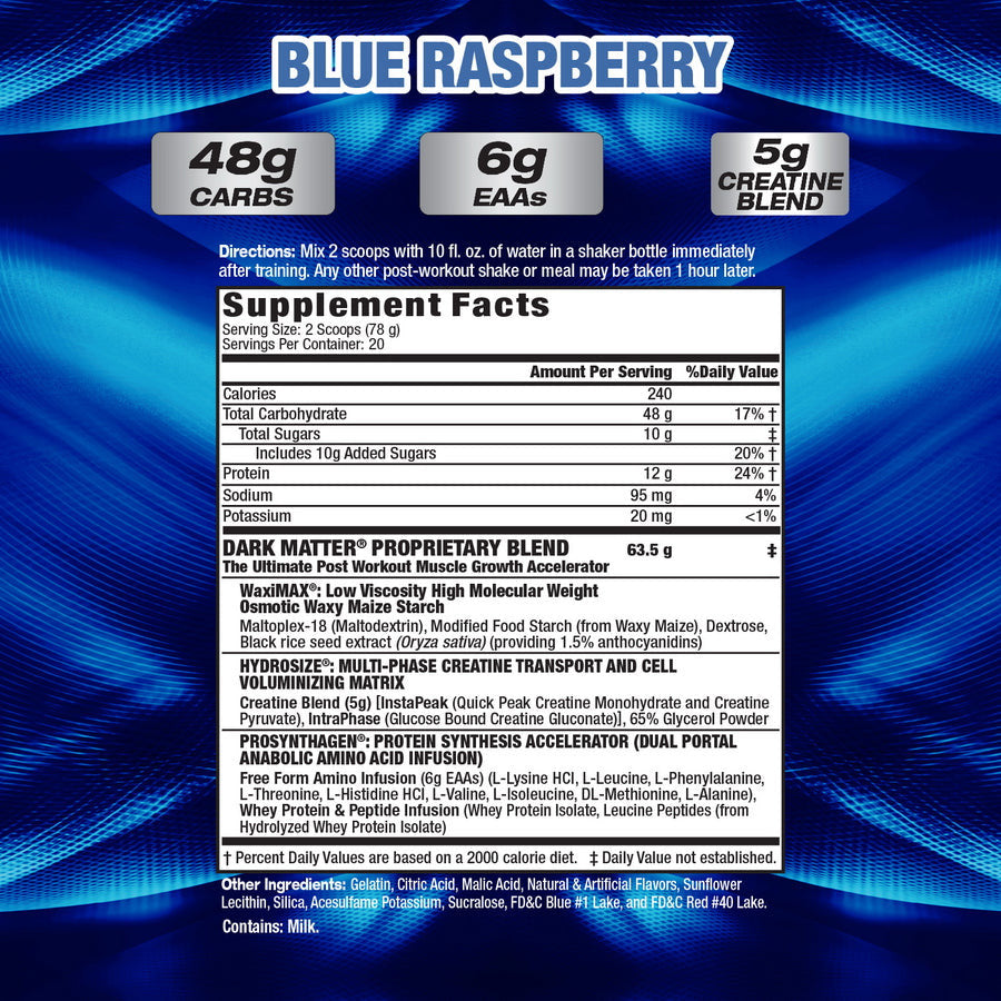 Mhp Dark Matter 3 4 Libras Blue Raspberry