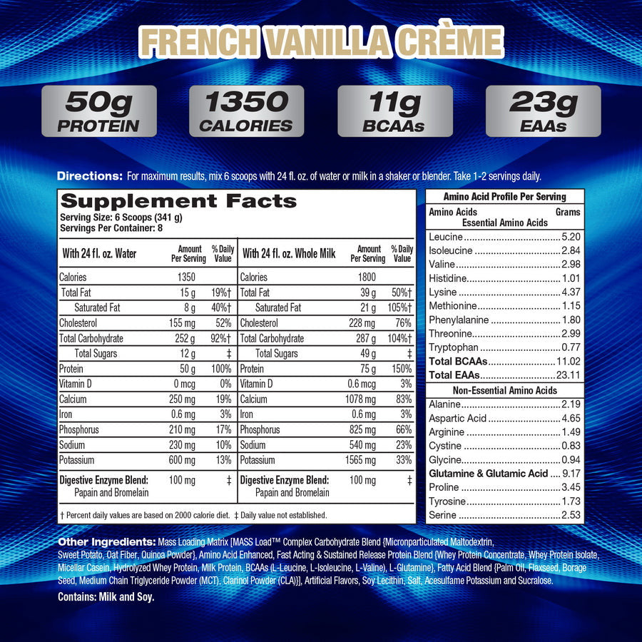 Mhp Up Your Mass Xxxl 1350 6 Libras Vainilla